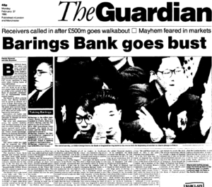barings bank failure