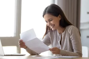 What does in credit mean