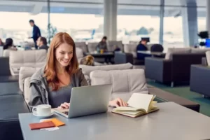 international lounge access credit card